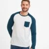 Kennett Mens Long Sleeve Raglan T-Shirt - Lagoon 1 Kennett Mens Long Sleeve Raglan T-Shirt - Lagoon -Fashion General Store 61856 KENN005 2