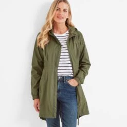 Kilnsey Womens Waterproof Jacket - Khaki