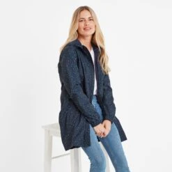 Kilnsey Womens Waterproof Jacket - Dark Indigo Scattered Star -Fashion General Store 61856 KILN381 5