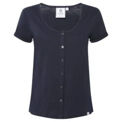 Kinver Womens Button Up Top - Dark Indigo -Fashion General Store 61856 KINV300