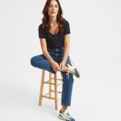 Kinver Womens Button Up Top - Dark Indigo -Fashion General Store 61856 KINV300 7