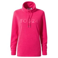Kirkby Womens Funnel Neck Fleece - Magenta Pink 17 Kirkby Womens Funnel Neck Fleece - Magenta Pink -Fashion General Store 61856 KIRKB300