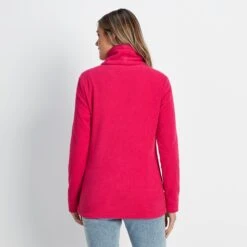 Kirkby Womens Funnel Neck Fleece - Magenta Pink 15 Kirkby Womens Funnel Neck Fleece - Magenta Pink -Fashion General Store 61856 KIRKB300 3
