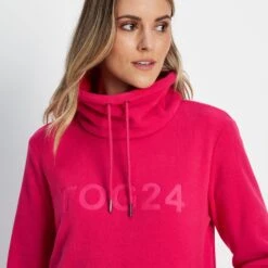 Kirkby Womens Funnel Neck Fleece - Magenta Pink 14 Kirkby Womens Funnel Neck Fleece - Magenta Pink -Fashion General Store 61856 KIRKB300 4