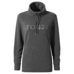 Kirkby Womens Funnel Neck Fleece - Washed Black -Fashion General Store 61856 KIRKB301