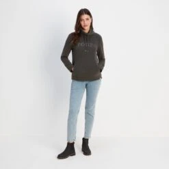 Kirkby Womens Funnel Neck Fleece - Washed Black -Fashion General Store 61856 KIRKB301 1