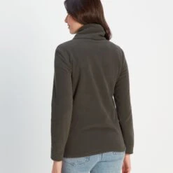 Kirkby Womens Funnel Neck Fleece - Washed Black -Fashion General Store 61856 KIRKB301 3