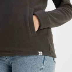 Kirkby Womens Funnel Neck Fleece - Washed Black -Fashion General Store 61856 KIRKB301 5