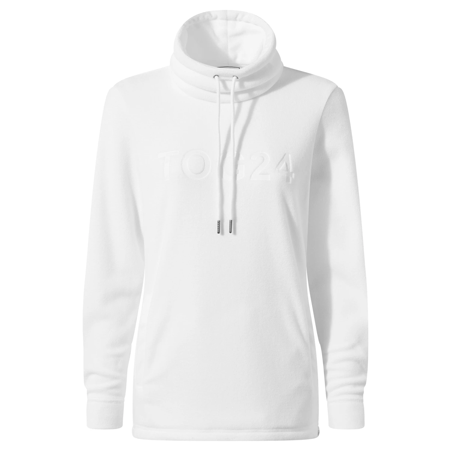 Kirkby Womens Funnel Neck Fleece - Optic White 10 Kirkby Womens Funnel Neck Fleece - Optic White - Image 8