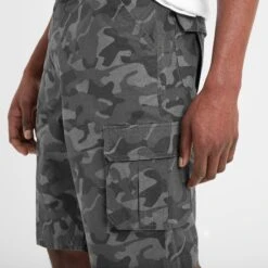 Knight Mens Cargo Shorts - Steel Camo -Fashion General Store 61856 KNIGH100 4