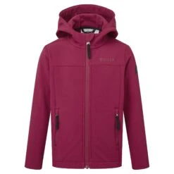 Koroma Kids Softshell Hooded Jacket - Raspberry -Fashion General Store 61856 KOR0603