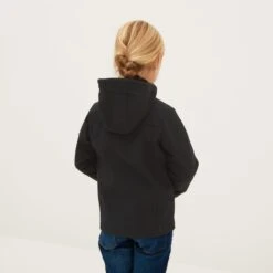 Koroma Kids Softshell Hooded Jacket - Black -Fashion General Store 61856 KORO600 3