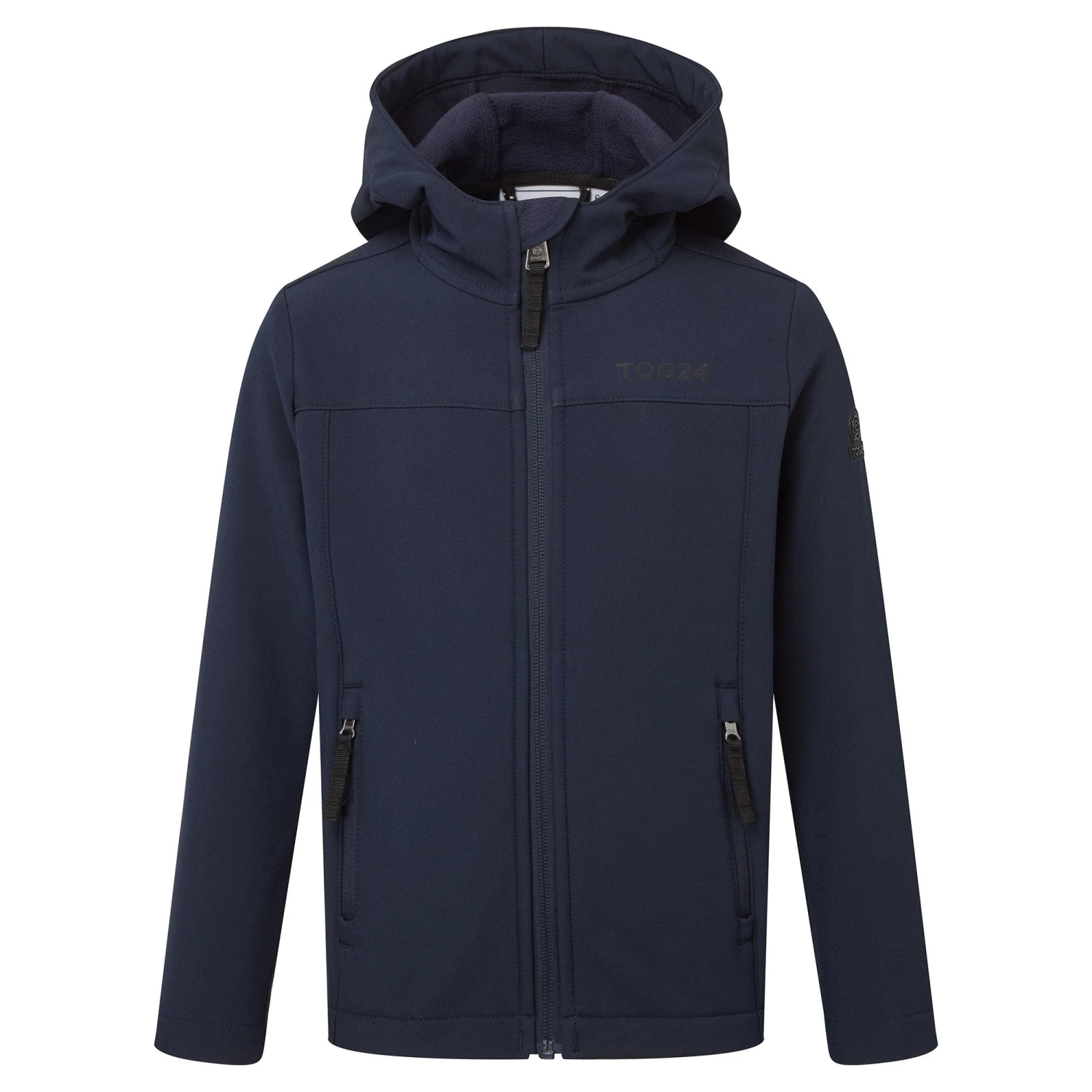 Koroma Kids Softshell Hooded Jacket - Navy 8 Koroma Kids Softshell Hooded Jacket - Navy - Image 6