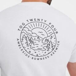 Lakes Mens T Shirt - White -Fashion General Store 61856 LAKE001 5