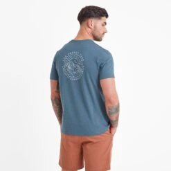 Lakes Mens T-Shirt - Steel Blue -Fashion General Store 61856 LAKE003 3