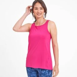 Langan Womens Tech Vest - Vibrant Pink -Fashion General Store 61856 LANG301 2