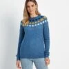 Larisa Womens Knitted Jumper - Blueberry