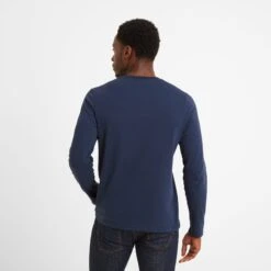 Ledstam Mens Long Sleeve T-Shirt - Dark Indigo -Fashion General Store 61856 LEDST001 3