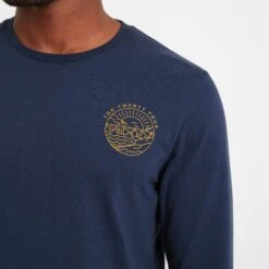 Ledstam Mens Long Sleeve T-Shirt - Dark Indigo -Fashion General Store 61856 LEDST001 4