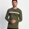 Lewes Mens Long Sleeve T-Shirt - Khaki 1 Lewes Mens Long Sleeve T-Shirt - Khaki -Fashion General Store 61856 LEWES002 2