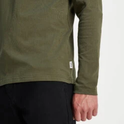 Lewes Mens Long Sleeve T-Shirt - Khaki -Fashion General Store 61856 LEWES002 5