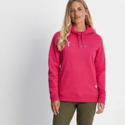 Magdalen Womens Overhead Hoodie - Magenta Pink 11 Magdalen Womens Overhead Hoodie - Magenta Pink -Fashion General Store 61856 MAGD302 1