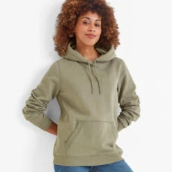Magdalen Womens Overhead Hoodie - Sage Green