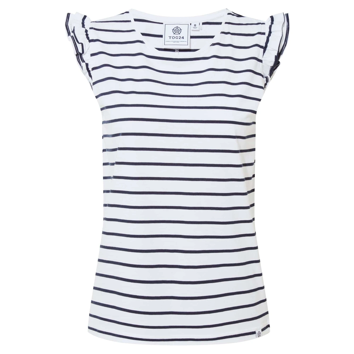 Maribel Womens Vest - Optic White Stripe 11 Maribel Womens Vest - Optic White Stripe - Image 9