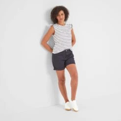 Maribel Womens Vest - Optic White Stripe 12 Maribel Womens Vest - Optic White Stripe -Fashion General Store 61856 MARIB300 1