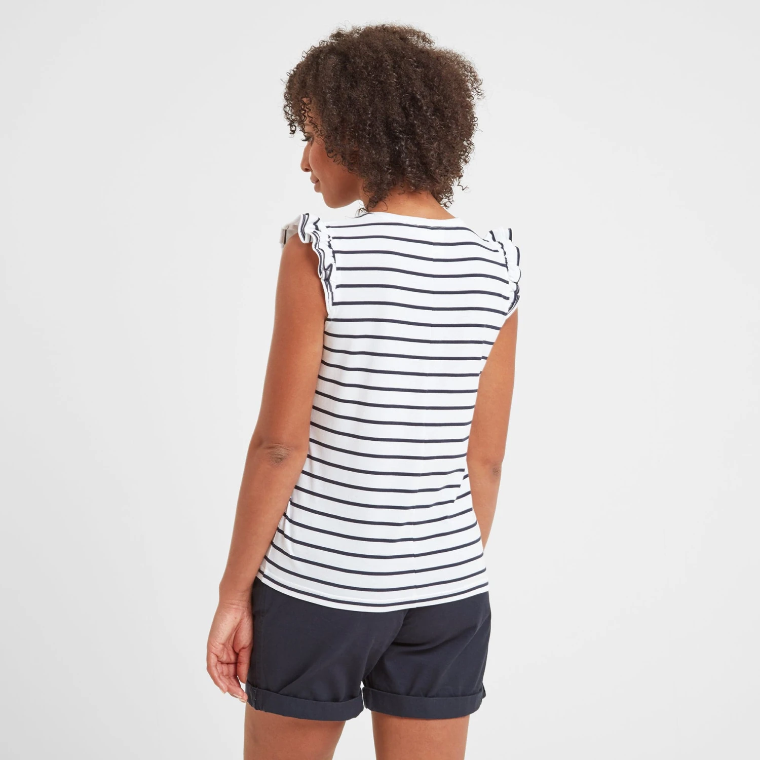 Maribel Womens Vest - Optic White Stripe 10 Maribel Womens Vest - Optic White Stripe - Image 8