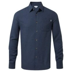 Markham Mens Flannel Long Sleeve Shirt - Dark Indigo Marl 17 Markham Mens Flannel Long Sleeve Shirt - Dark Indigo Marl -Fashion General Store 61856 MARKH001