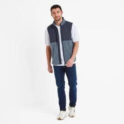 Marray Mens Fleece Gilet - Steel Blue/Indigo -Fashion General Store 61856 MARR001 3