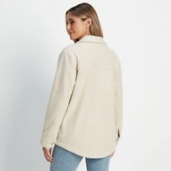 Maxine Womens Shacket - White Sand -Fashion General Store 61856 MAXI300 3