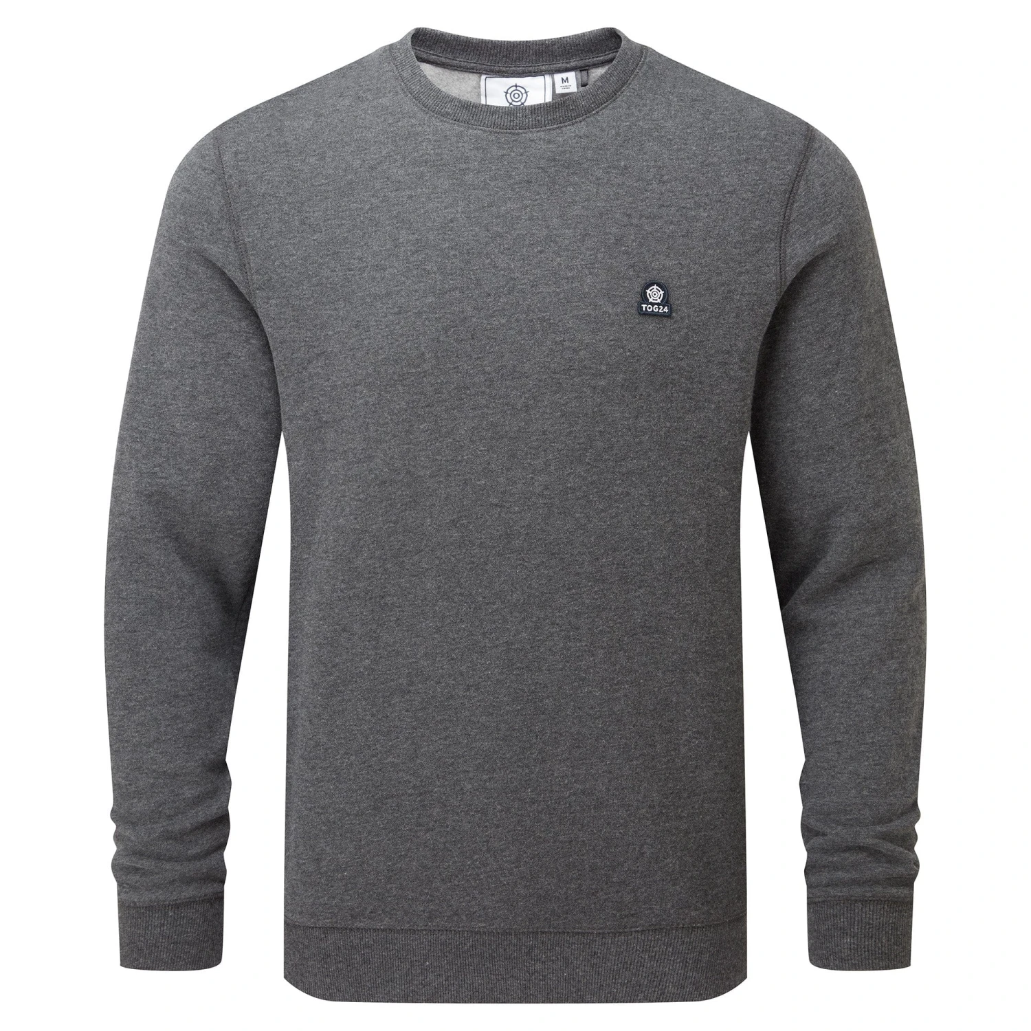 Mellor Mens Sweat - Dark Grey Marl 8 Mellor Mens Sweat - Dark Grey Marl - Image 6
