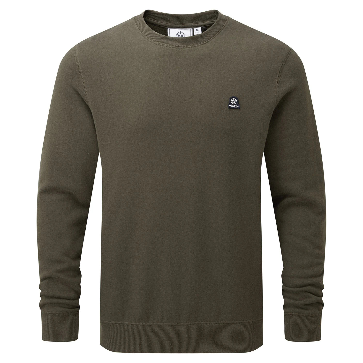 Mellor Mens Sweat - Dark Khaki 5 Mellor Mens Sweat - Dark Khaki - Image 3