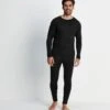 Meru Mens Cashmere Touch Base Layer Set - Black 2 Meru Mens Cashmere Touch Base Layer Set - Black -Fashion General Store 61856 MERU001 1
