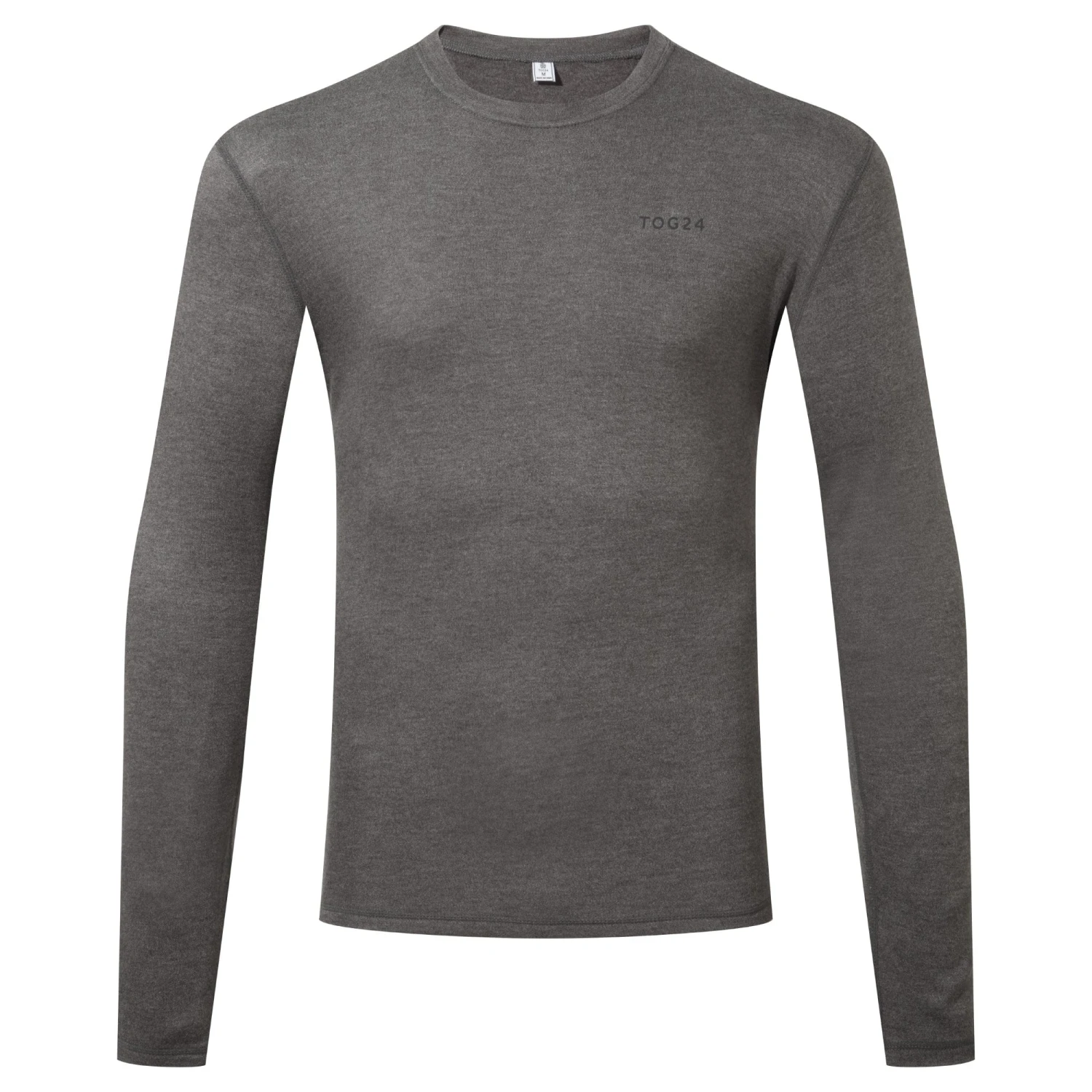 Meru Mens Cashmere Touch Base Layer Crew Neck - Dark Grey Marl 10 Meru Mens Cashmere Touch Base Layer Crew Neck - Dark Grey Marl - Image 8