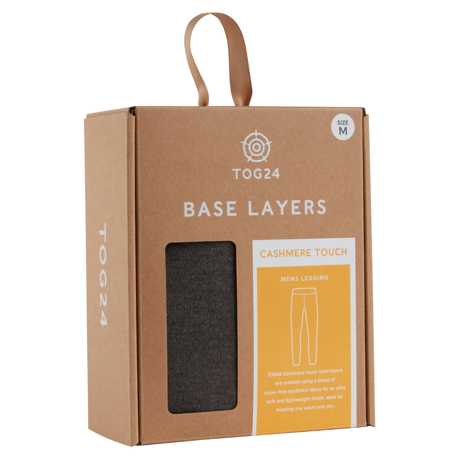 Meru Mens Cashmere Touch Base Layer Leggings - Dark Grey Marl 9 Meru Mens Cashmere Touch Base Layer Leggings - Dark Grey Marl - Image 7