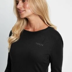 Meru Womens Cashmere Touch Base Layer Set - Black -Fashion General Store 61856 MERU300 4