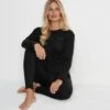 Meru Womens Cashmere Touch Base Layer Set - Black -Fashion General Store 61856 MERU300 5