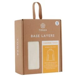 Meru Womens Cashmere Touch Base Layer Roll Neck - Off White -Fashion General Store 61856 MERU320 BOX