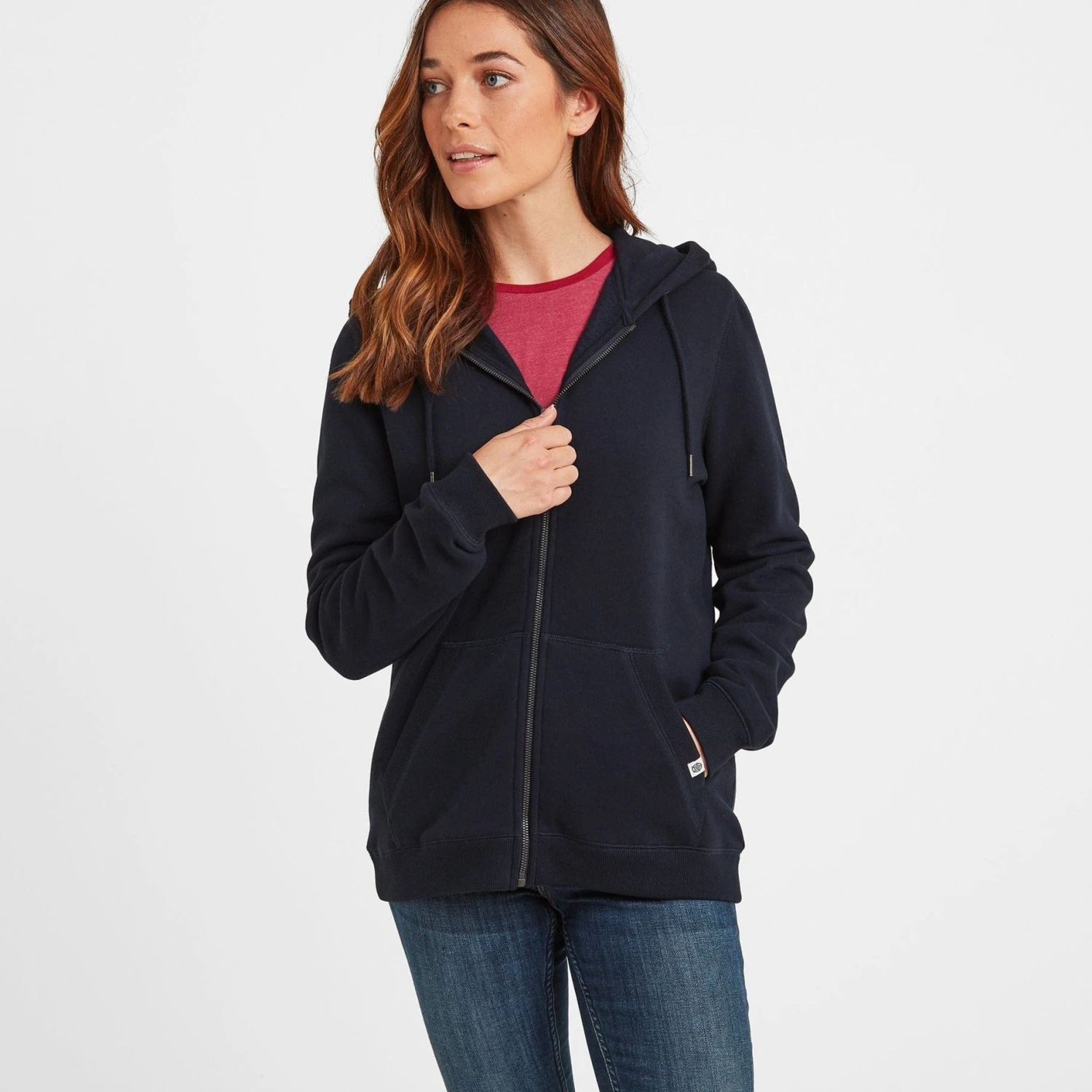 Mia Womens Hoodie - Dark Indigo 3 Mia Womens Hoodie - Dark Indigo
