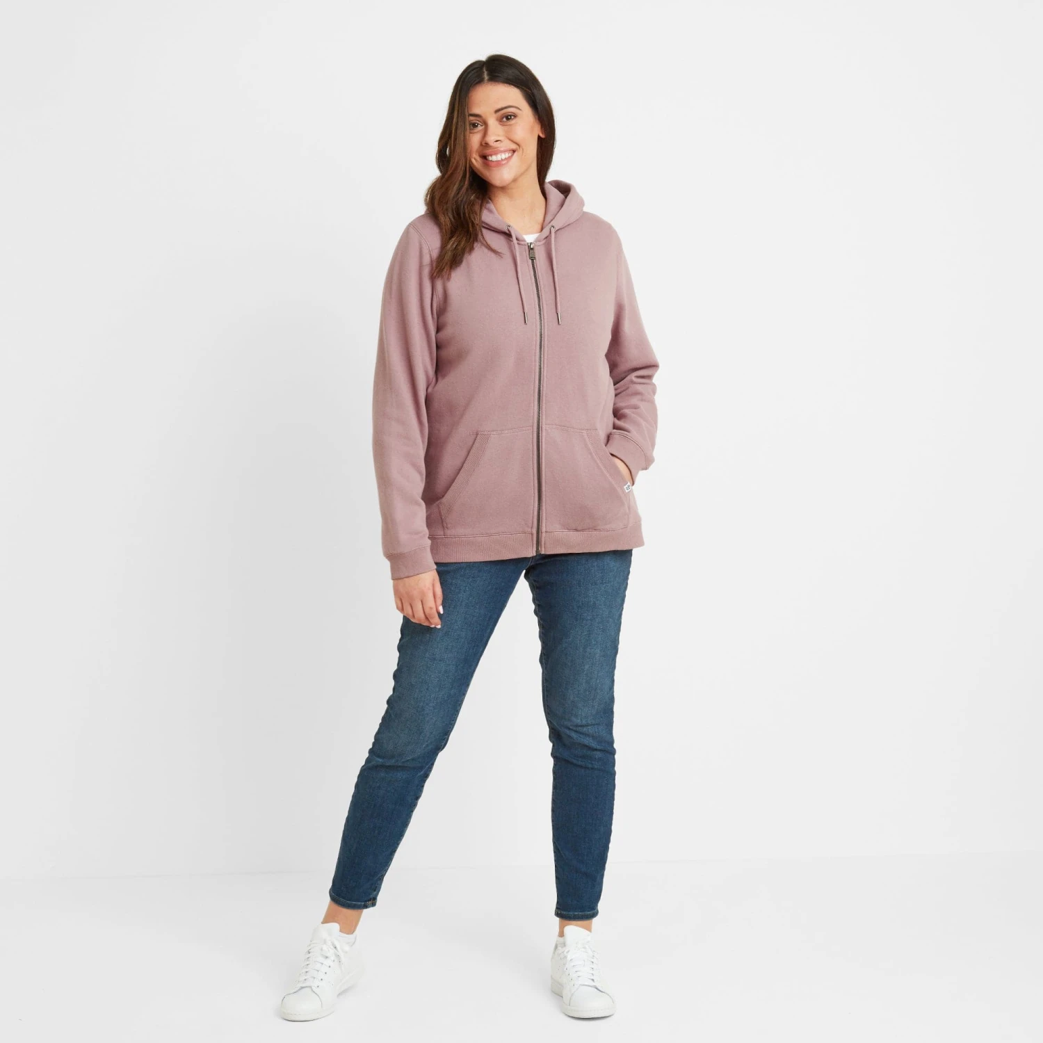 Mia Womens Hoodie - Faded Pink 10 Mia Womens Hoodie - Faded Pink - Image 8