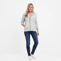 Mia Womens Hoodie - Ice Grey -Fashion General Store 61856 MIAH303 2