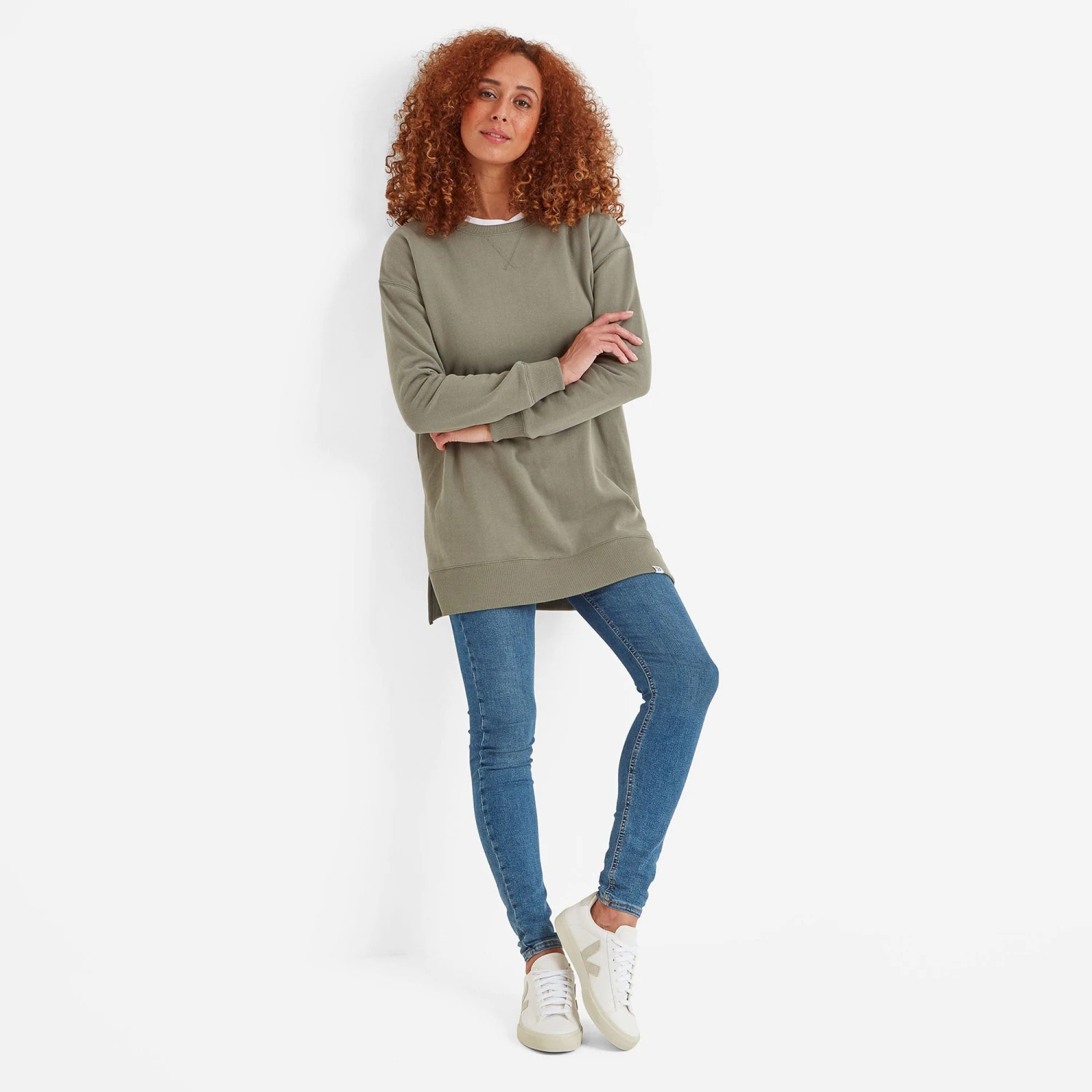 Michelle Womens Sweater - Sage Green 6 Michelle Womens Sweater - Sage Green - Image 4