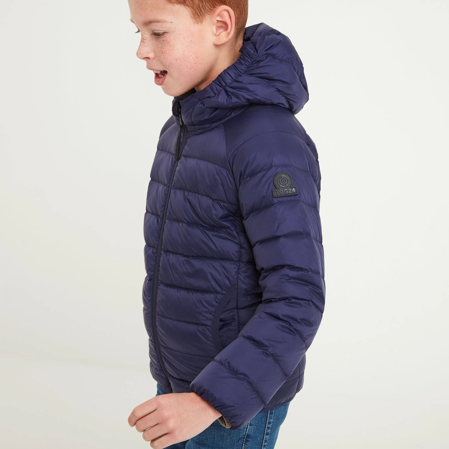Midsley Kids Down Jacket - Navy 8 Midsley Kids Down Jacket - Navy - Image 6