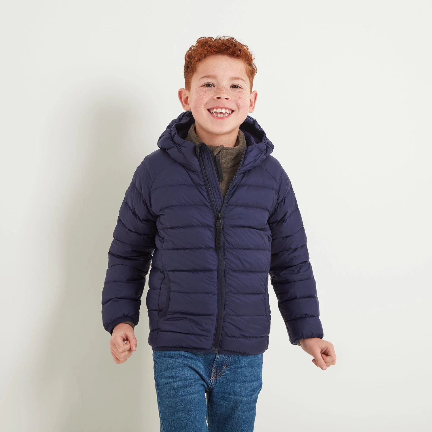 Midsley Kids Down Jacket - Navy 9 Midsley Kids Down Jacket - Navy - Image 7