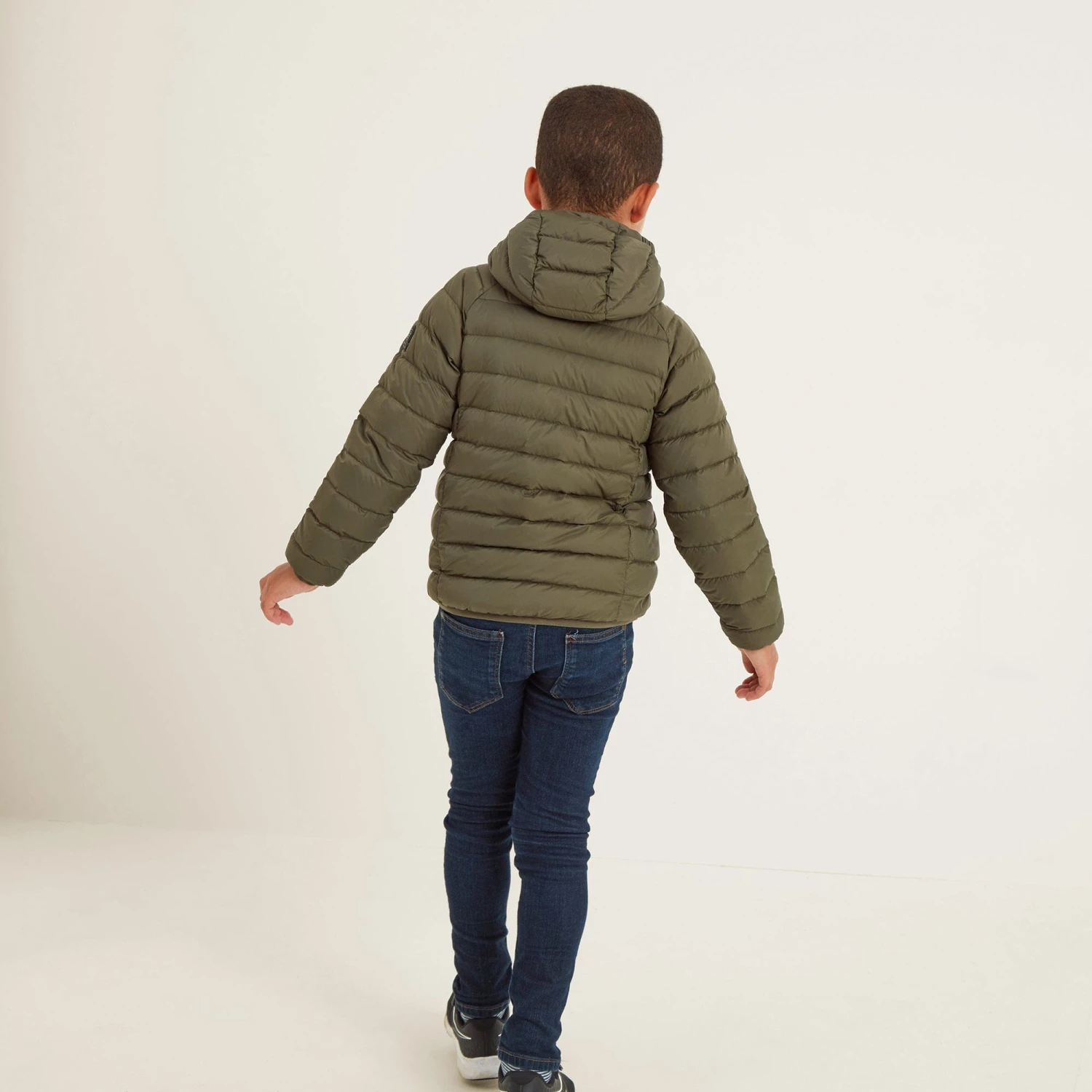 Midsley Kids Down Jacket - Khaki 5 Midsley Kids Down Jacket - Khaki - Image 3