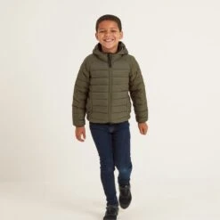 Midsley Kids Down Jacket - Khaki 11 Midsley Kids Down Jacket - Khaki -Fashion General Store 61856 MIDS603 4