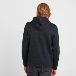 Mosby Mens Knitlook Fleece Hoody - Dark Indigo -Fashion General Store 61856 MOSBY001 3